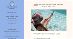 Desktop Screenshot of floridianclub.com